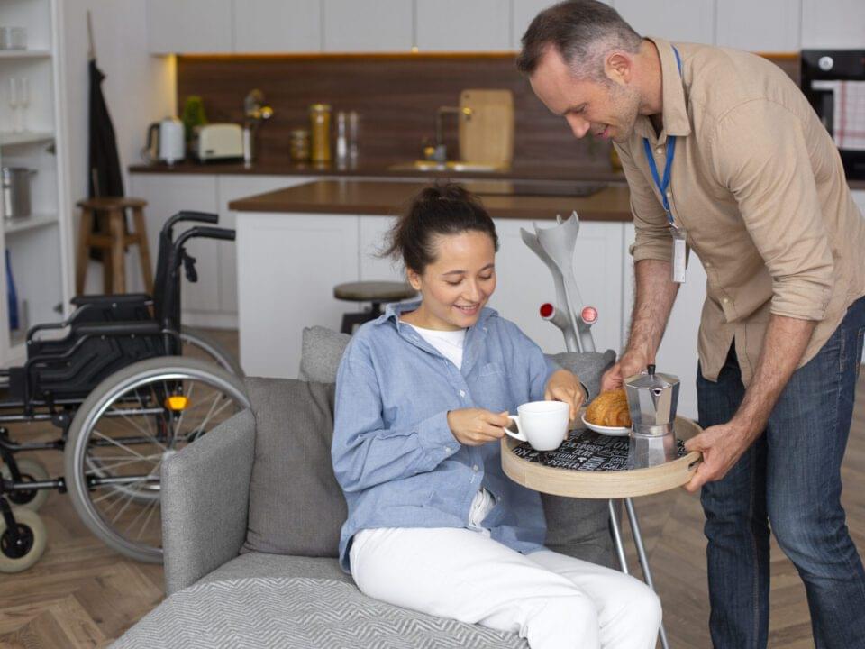 medium shot woman getting breakfast scaled 1